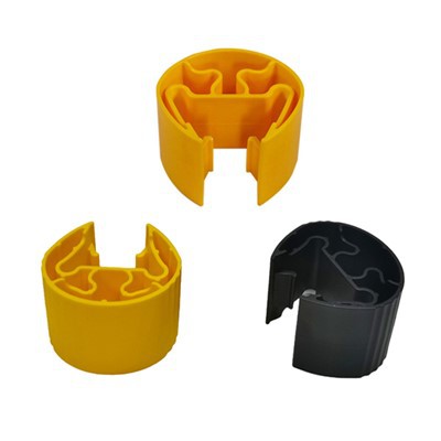 Yellow and Black Combined Plastic Upright Front Protector
